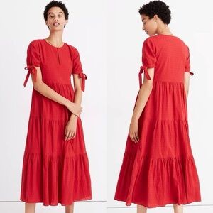 Madewell tiered maxi dress